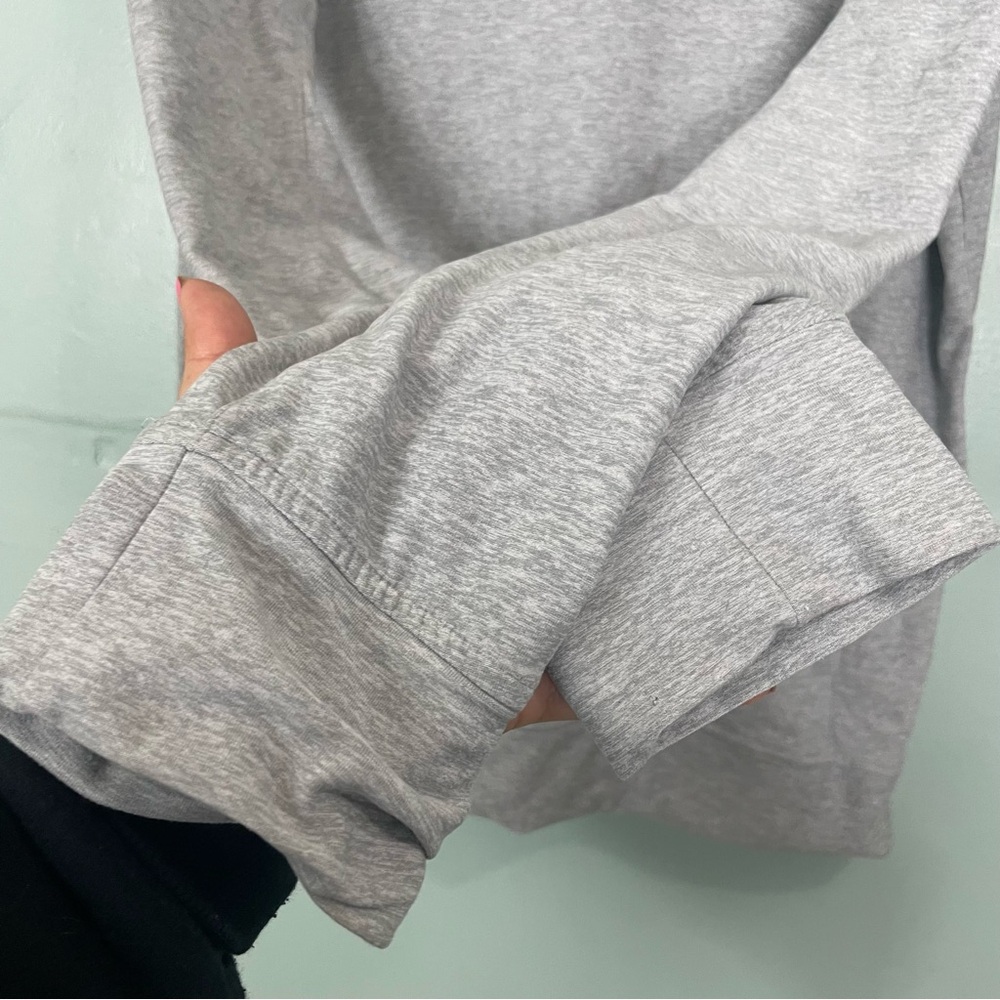 Outdoor Voices Cloudknit Hoodie Lightweight Men Size Medium Light Gray Pullover - Picture 6 of 10